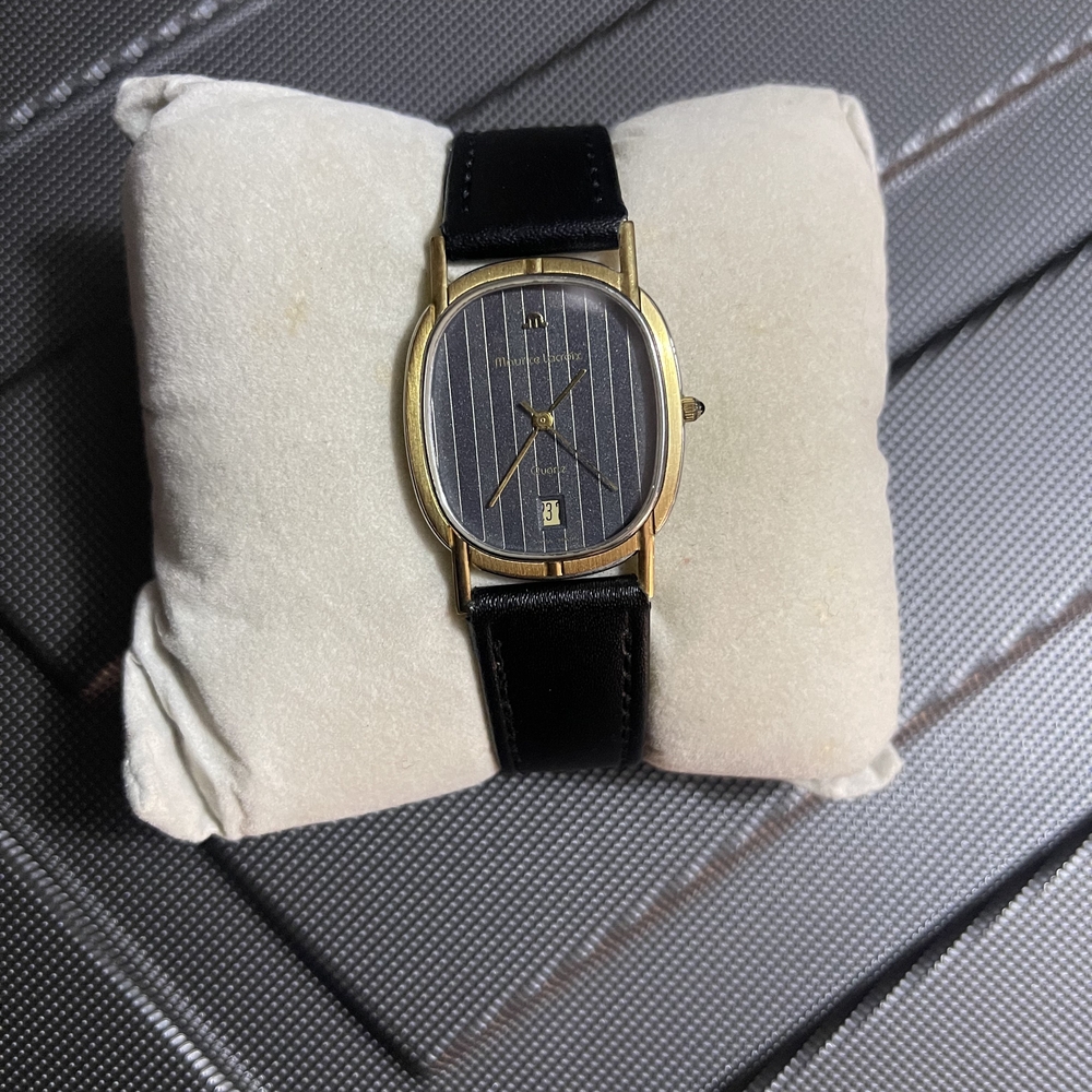 Maurice Lacroix Black and Gold Watch